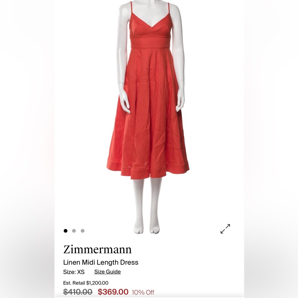 NWT ZIMMERMAN WONDERLAND PICNIC DRESS